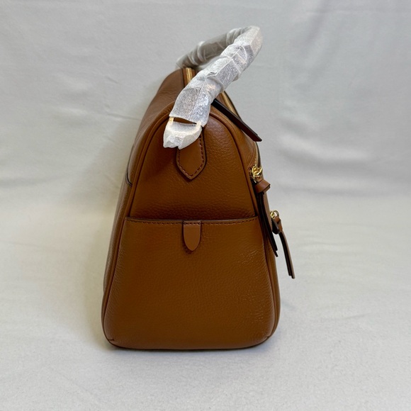 Michael Kors Large Pebbled Leather Satchel Bag - Picture 5 of 14